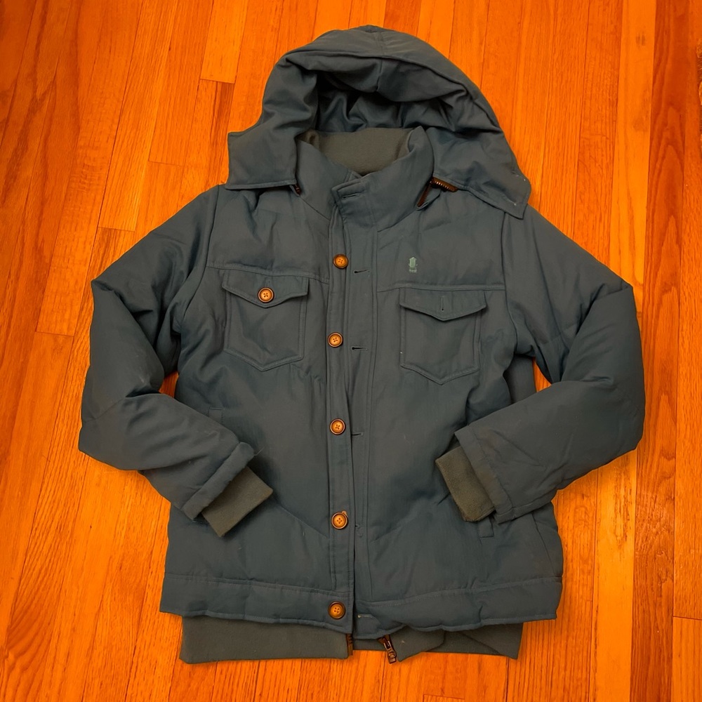 Brooklyn Industry Men’s Blue Down Jacket Size M